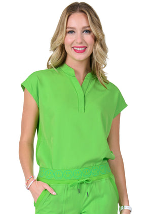 Piper Tuck In Top Electric Green-1176