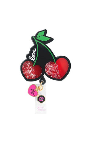 Betsey Retractable Badges Cherry