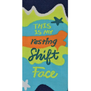 Premium Resting Shift Face Fashion Compression Sock - 92079