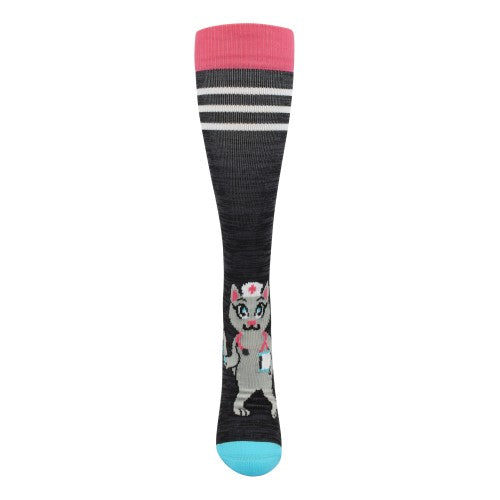 Medical Kitty Fashion Compression Sock - 92091