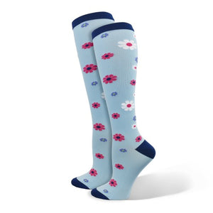"Ultra" Floral Fashion Compression Sock - 94890 Think Medical