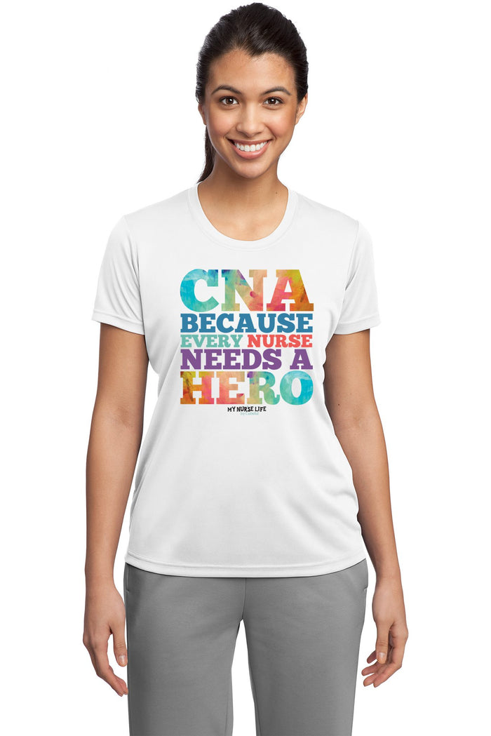 White CNA Hero T-Shirt