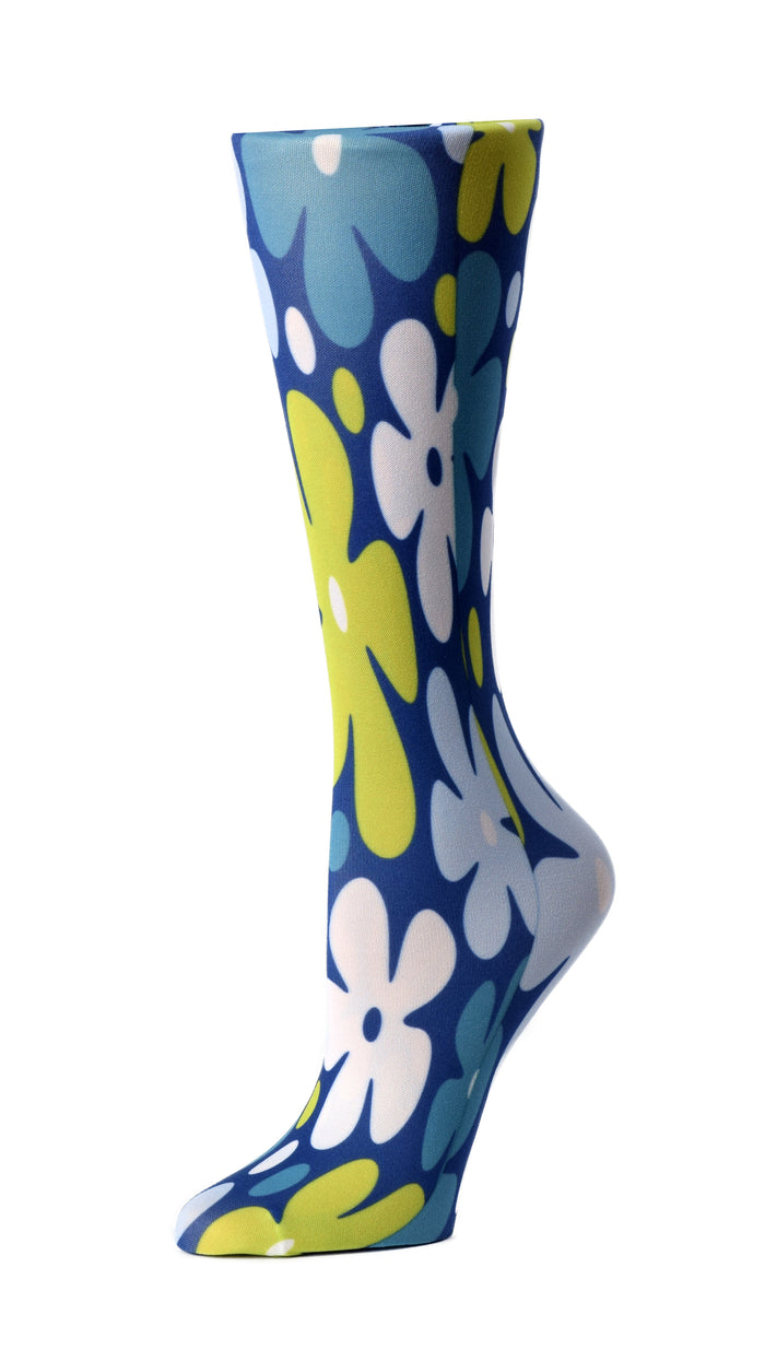 Dark Flower Power - Cutieful Compression Socks