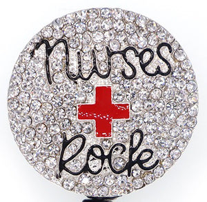 Nurses Rock - Dazzle Badge Reel