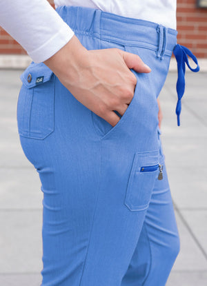 ADAR Women's Slim Fit 6 Pocket Pant-P4100
