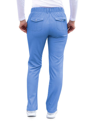 ADAR Women's Slim Fit 6 Pocket Pant-P4100